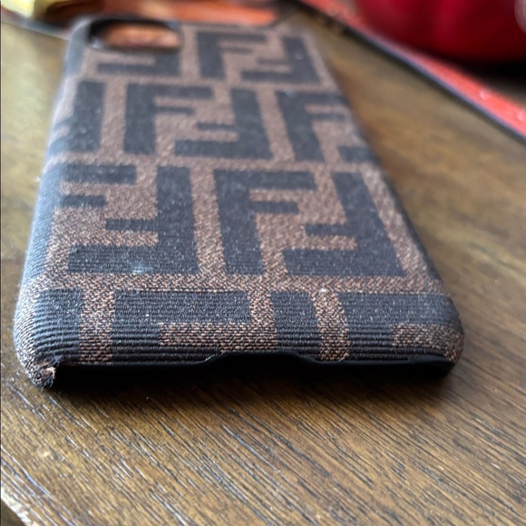 Fendi Black and Brown Monogram Phone 13 pro max Case - Picture 10 of 10